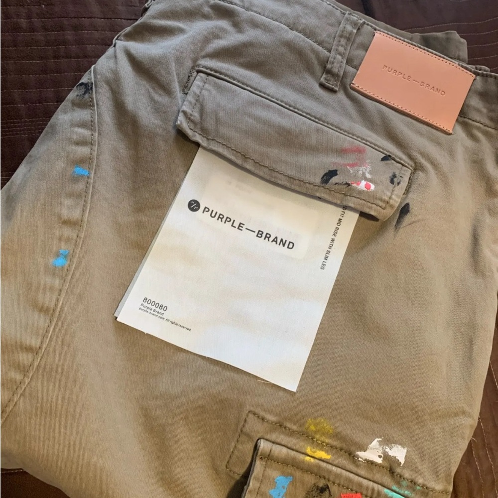 Purple Cargos Jeans. High quality | Durable Fashion.